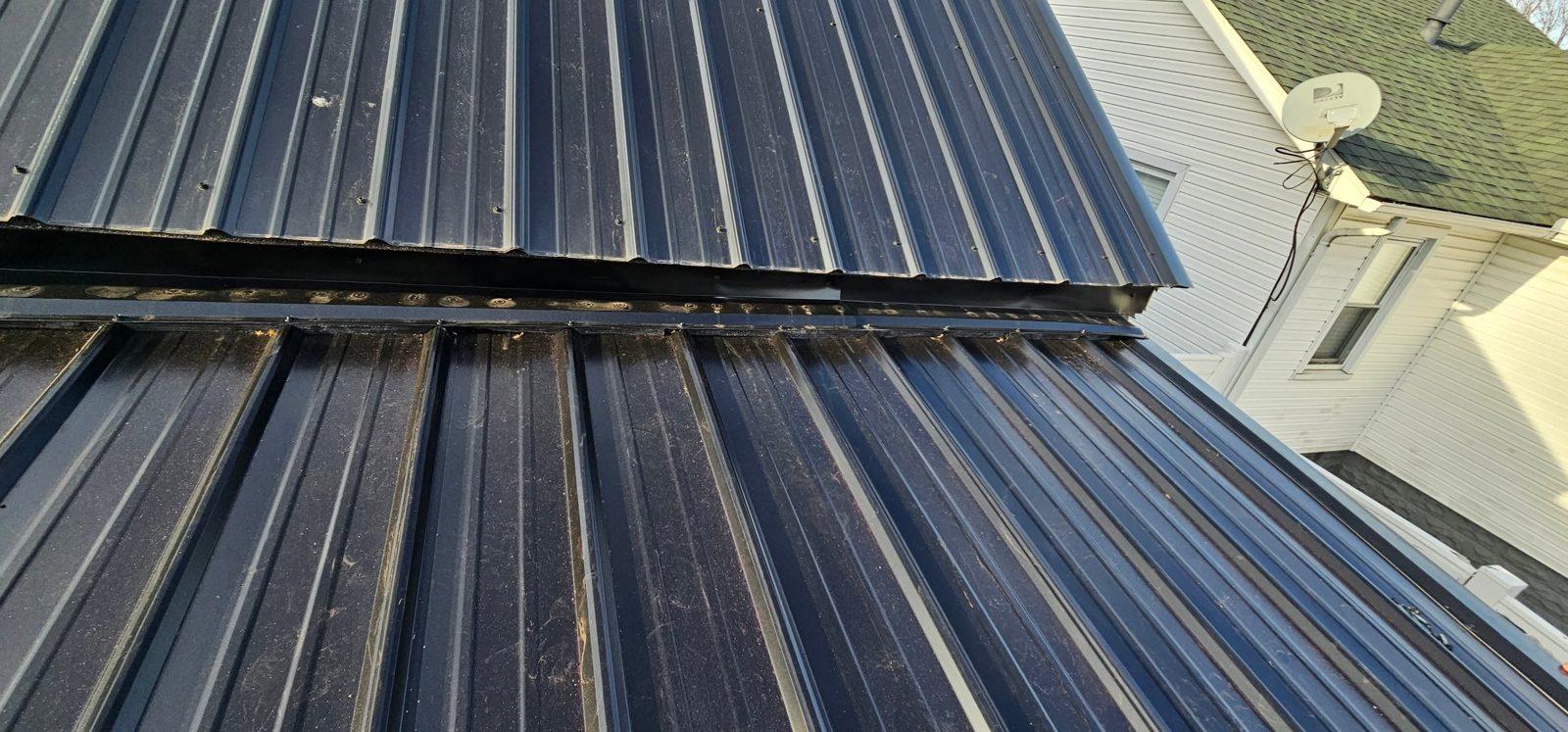 Roof repair and replacement work by Phares Property Management