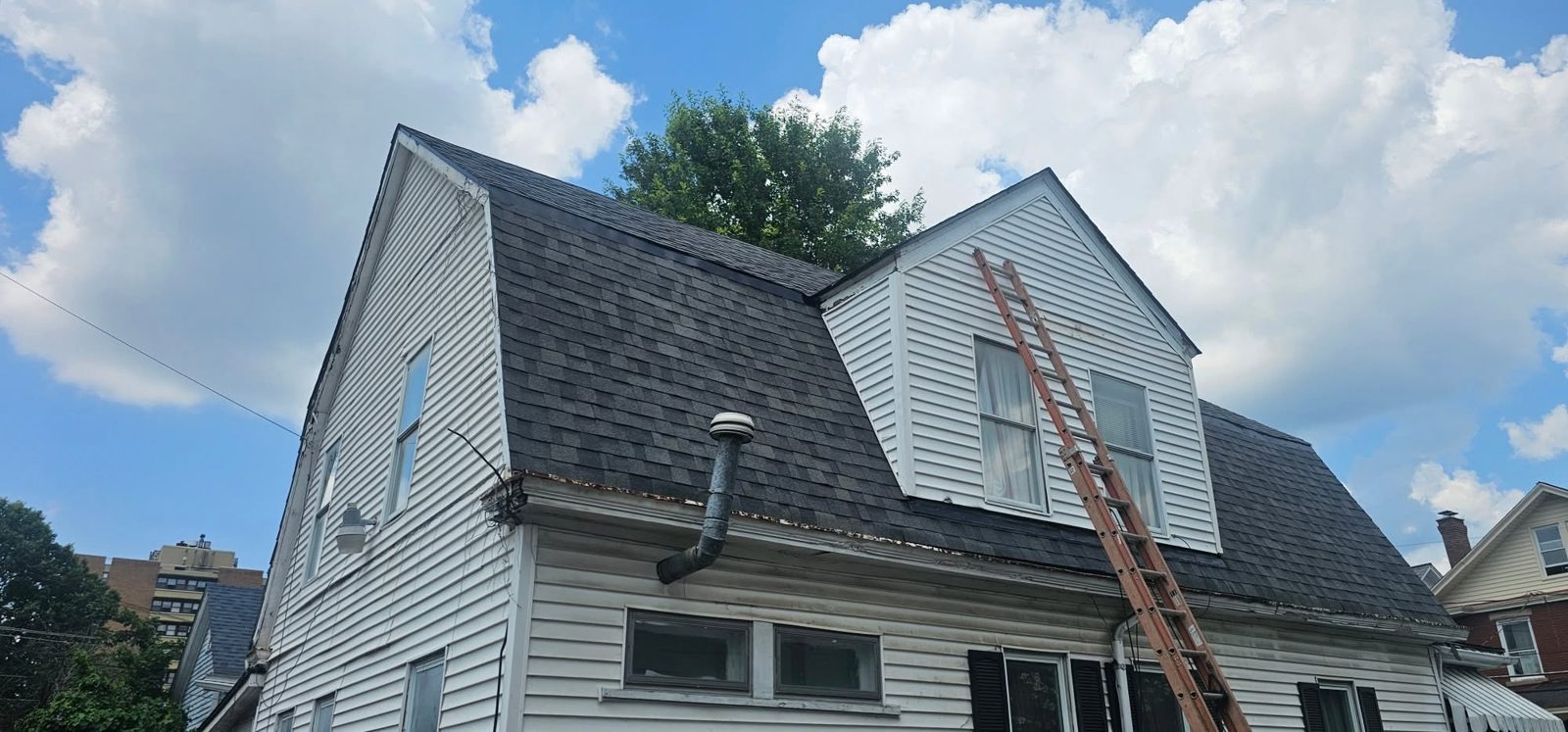 Roof repair and replacement work by Phares Property Management