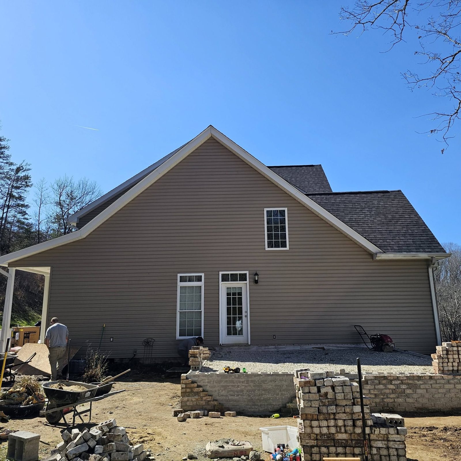 Siding and exterior repair work by Phares Property Management