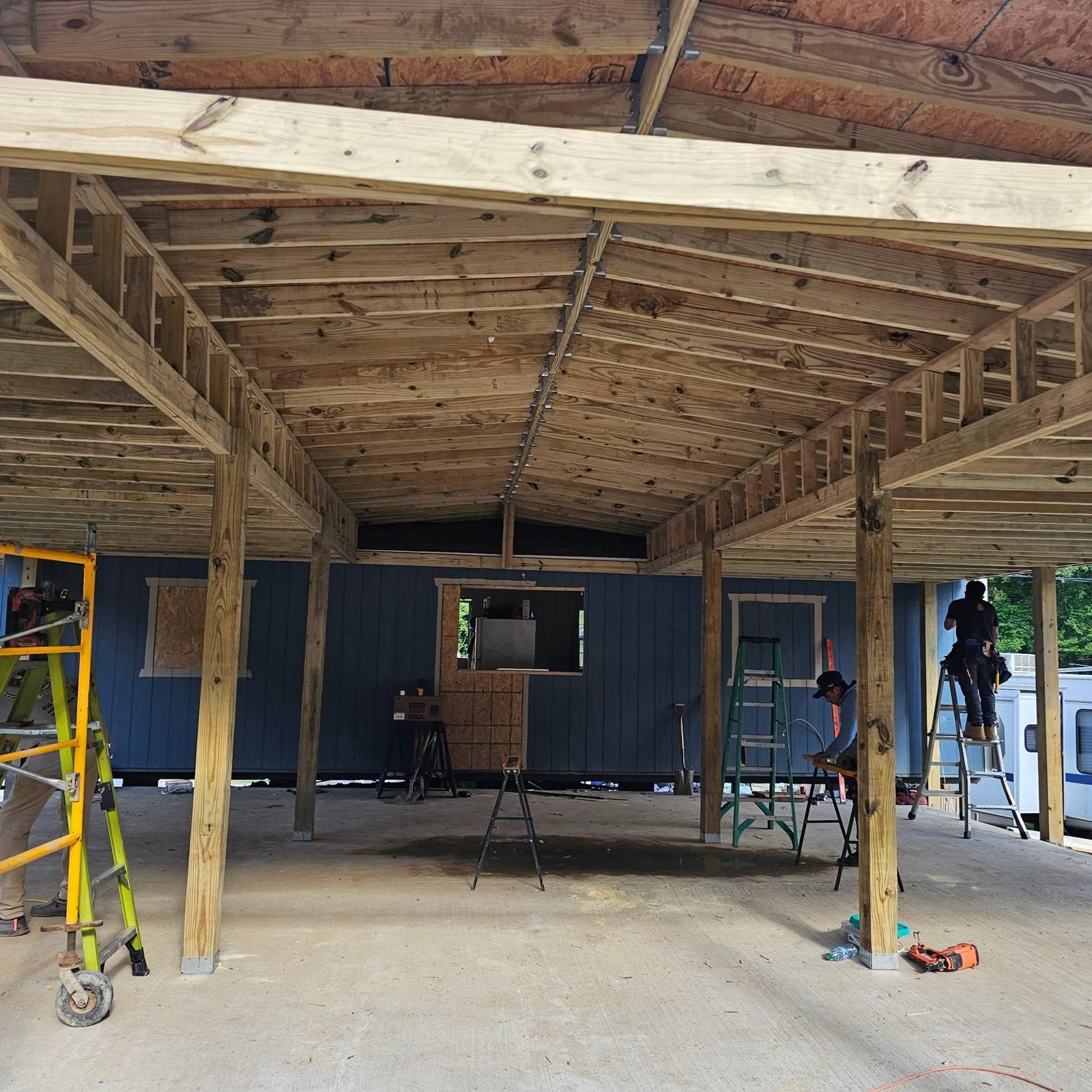 Interior remodeling and property improvement work by Phares Property Management