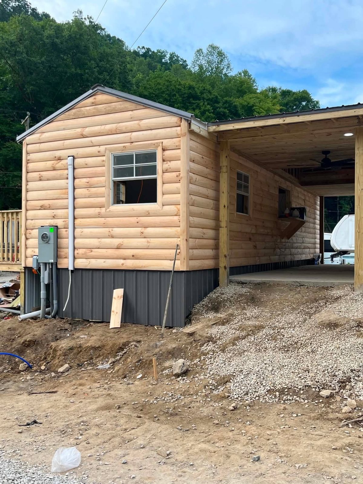 Siding and exterior repair work by Phares Property Management