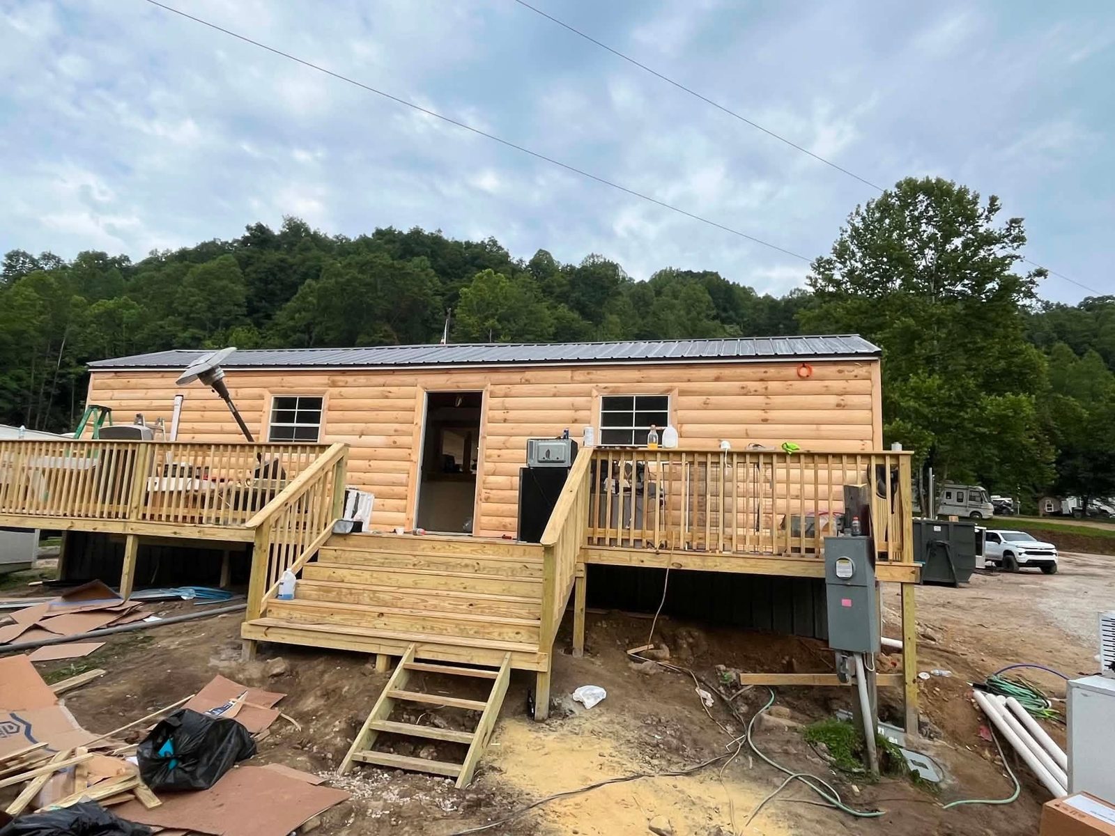 Siding and exterior repair work by Phares Property Management